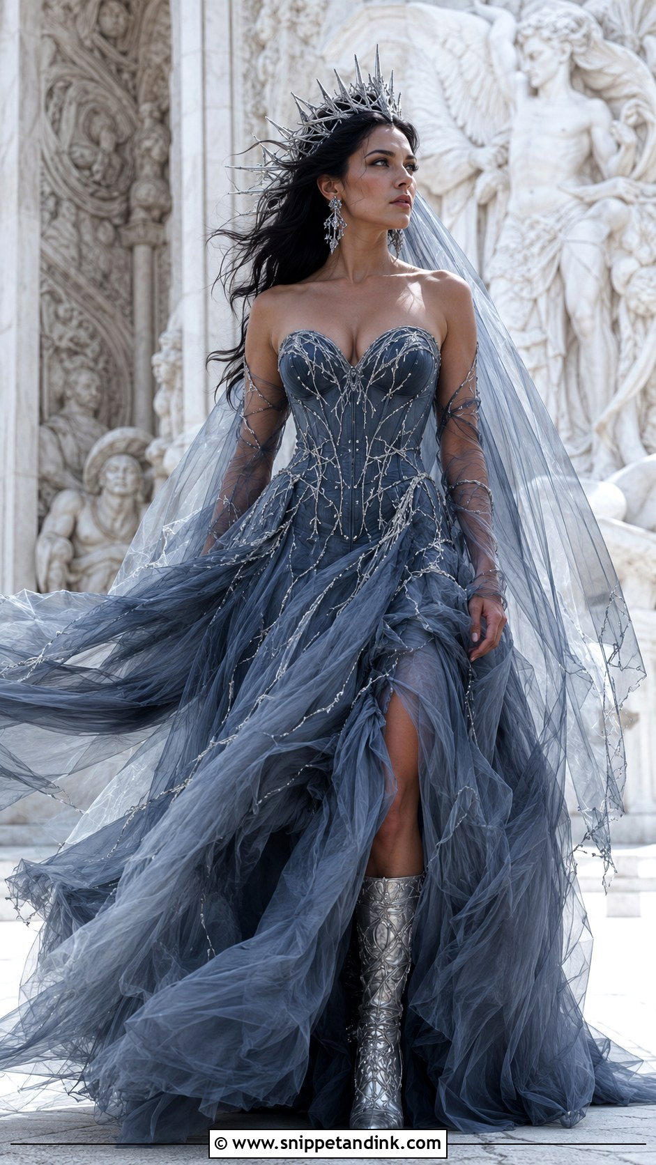 Storm Goddess Wedding Dress - Snippet and Ink - 20 Fantasy Goddesses Wedding Dress Ideas