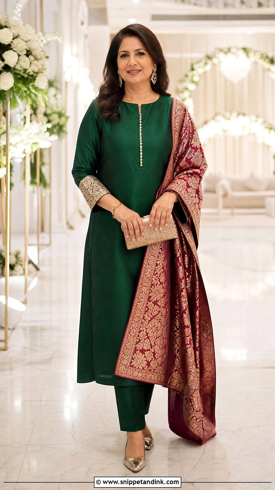 Straight Cut Salwar Suit for Wedding - Snippet and Ink - 20 Salwar Designs for Wedding