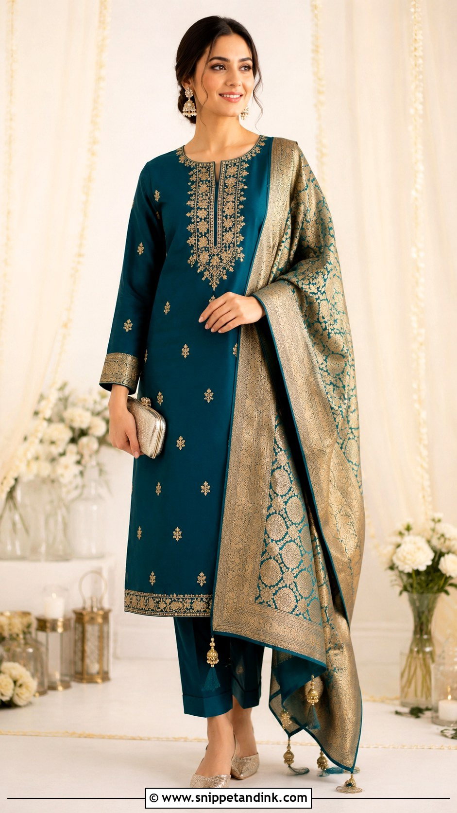 Straight Kurta For Wedding - Snippet and Ink - 25 Kurta for Wedding Ideas