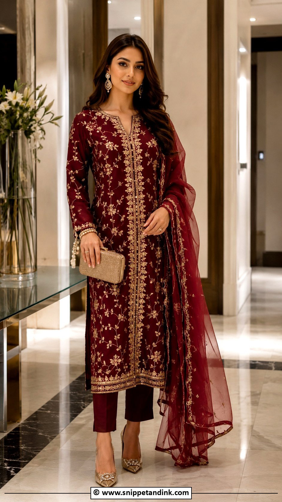 Straight Kurta Pant Set - Snippet and Ink - 25 Wedding Kurta Set for Women Ideas