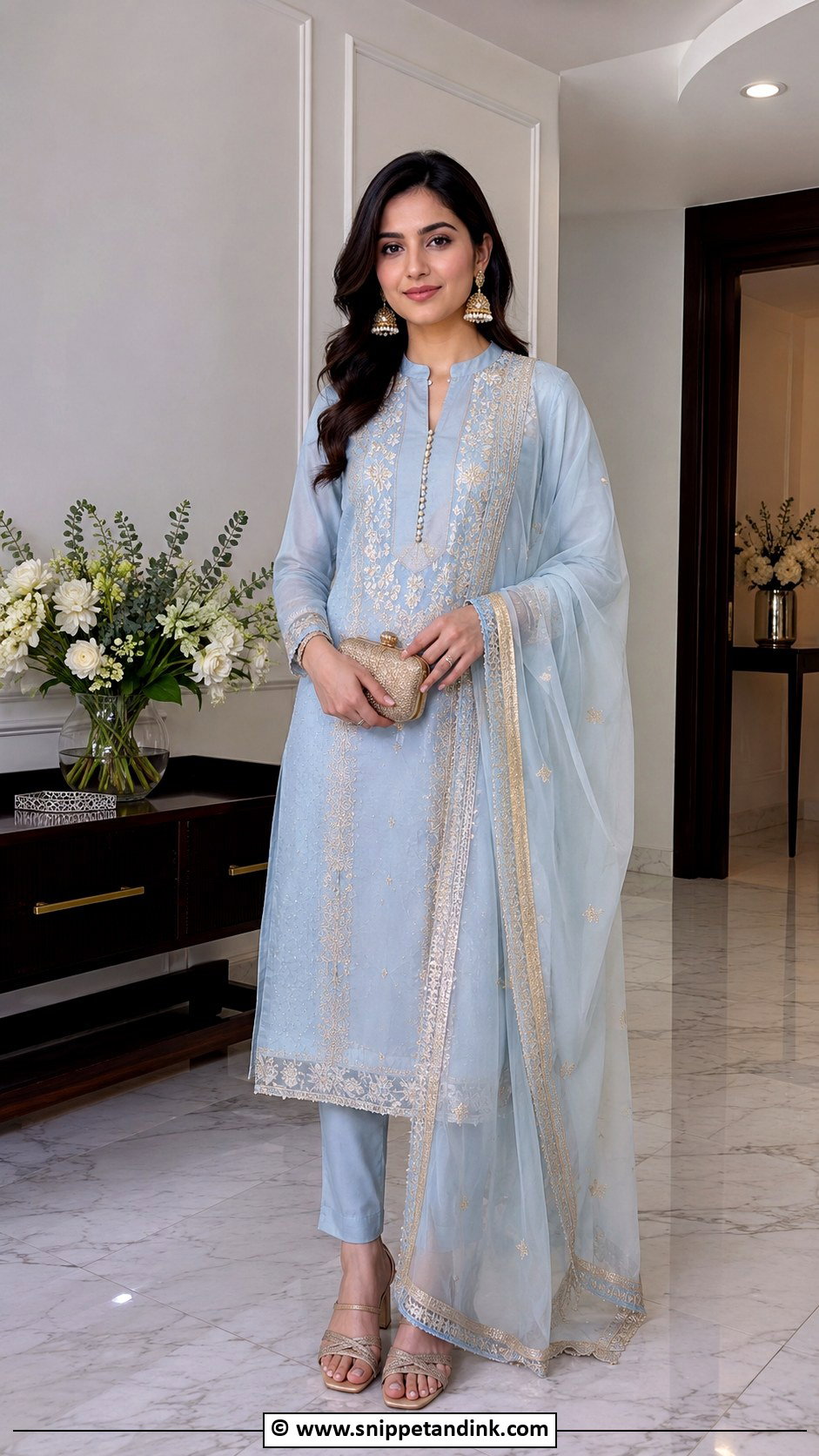 Straight Suit For Roka Ceremony - Snippet and Ink - 35 Roka Ceremony Outfits