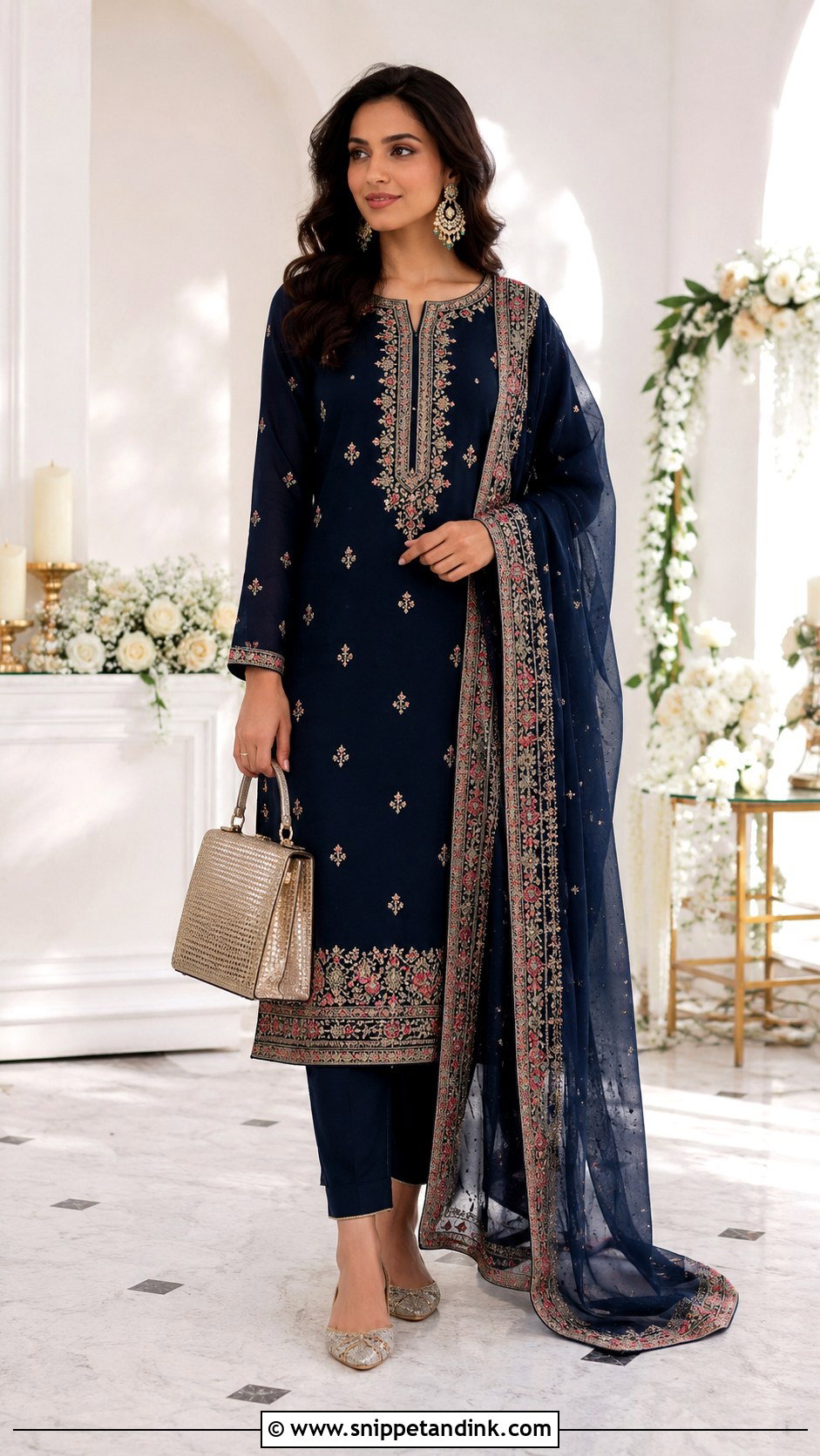 Straight Suit for Marriage Function - Snippet and Ink - 25 Marriage Function Dresses for Women