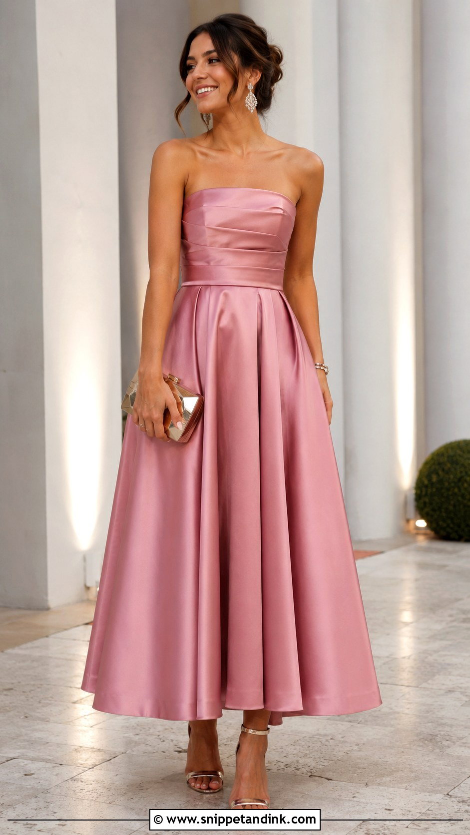 Strapless Aline Gown Outfit - Snippet and Ink - 25 Aline Gown Ideas