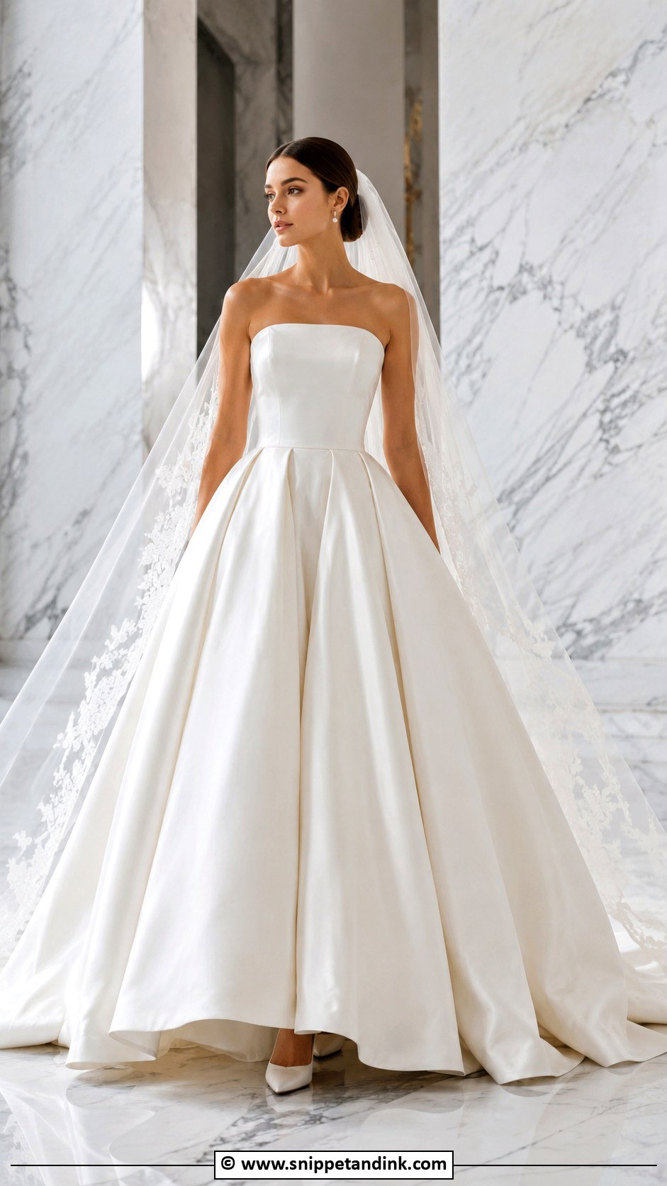 Strapless Ball Gown Bridal Dress - Snippet and Ink - 35 Bridal Dresses