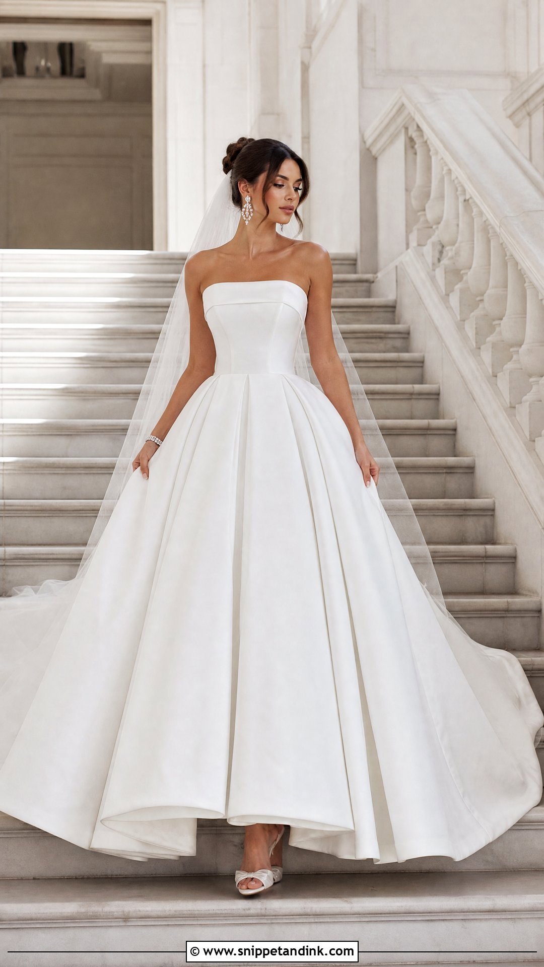 Strapless Ball Gown Bridal Gown - Snippet and Ink - 25 Elegant Bridal Gown Ideas