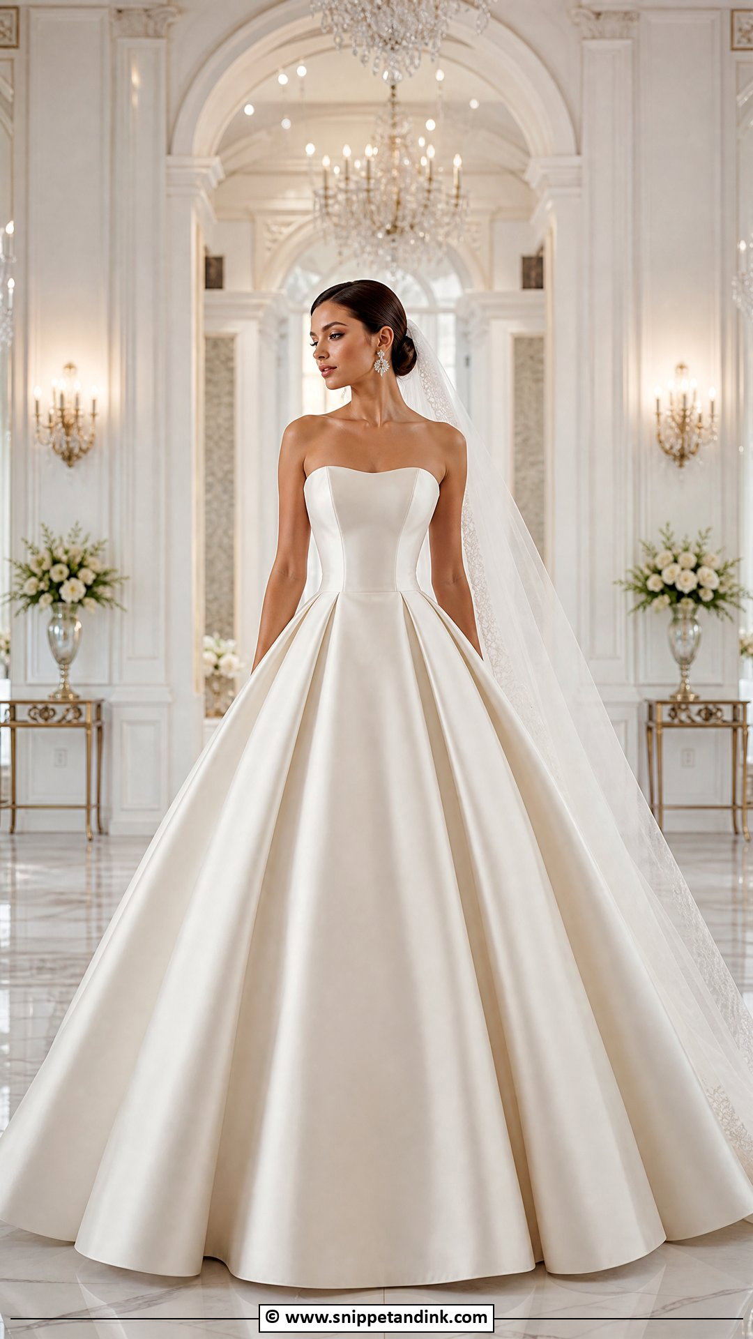 Strapless Ball Gown Bride Dress - Snippet and Ink - 35 Bride Dresses