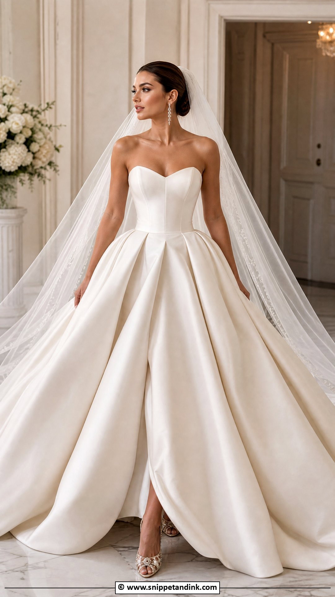 Strapless Ball Gown Bride Dress - Snippet and Ink - 35 Bride Dress Ideas