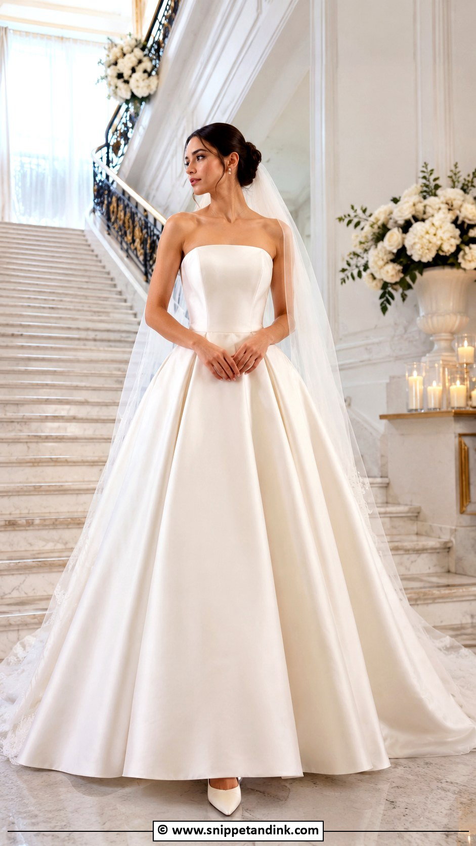 Strapless Ball Gown Wedding Dress - Snippet and Ink - 30 2026 Wedding Dress Ideas
