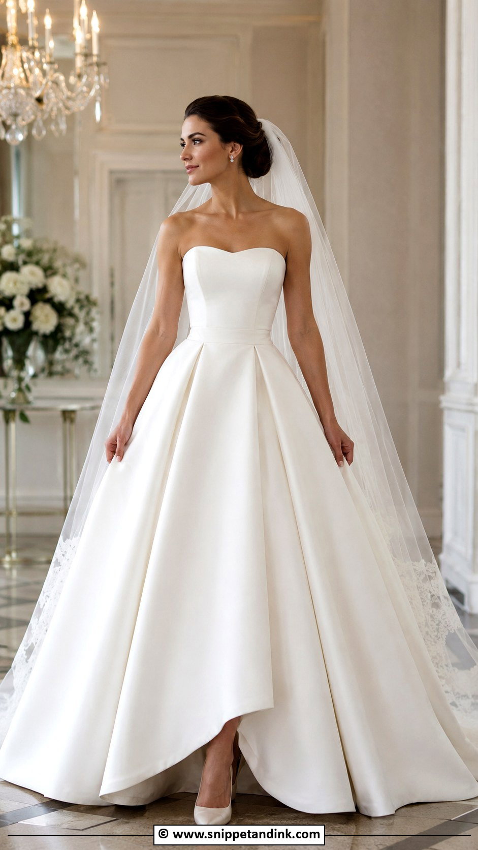 Strapless Ball Gown Wedding Dress - Snippet and Ink - 35 My Wedding Dress Ideas