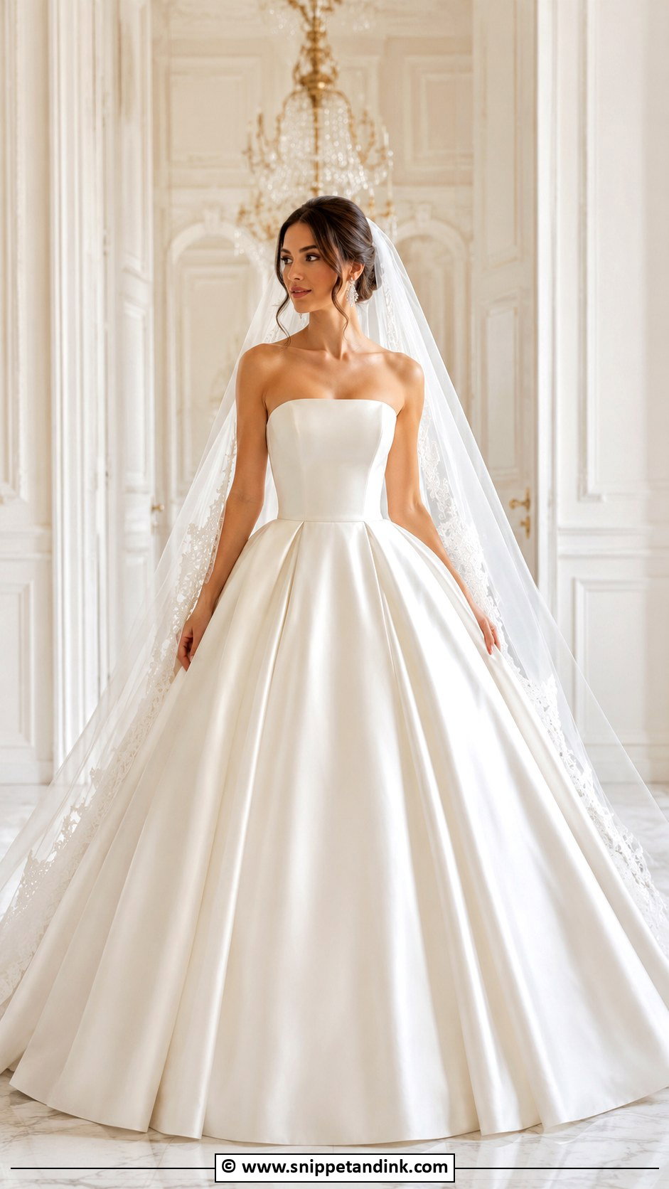 Strapless Ball Gown Wedding Dress - Snippet and Ink - 35 Wedding Dresses