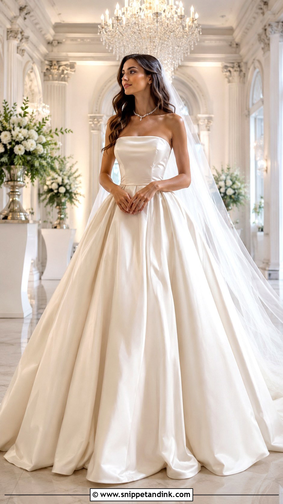 Strapless Ball Gown Wedding Dress - Snippet and Ink - 25 Perfect Wedding Dress Ideas