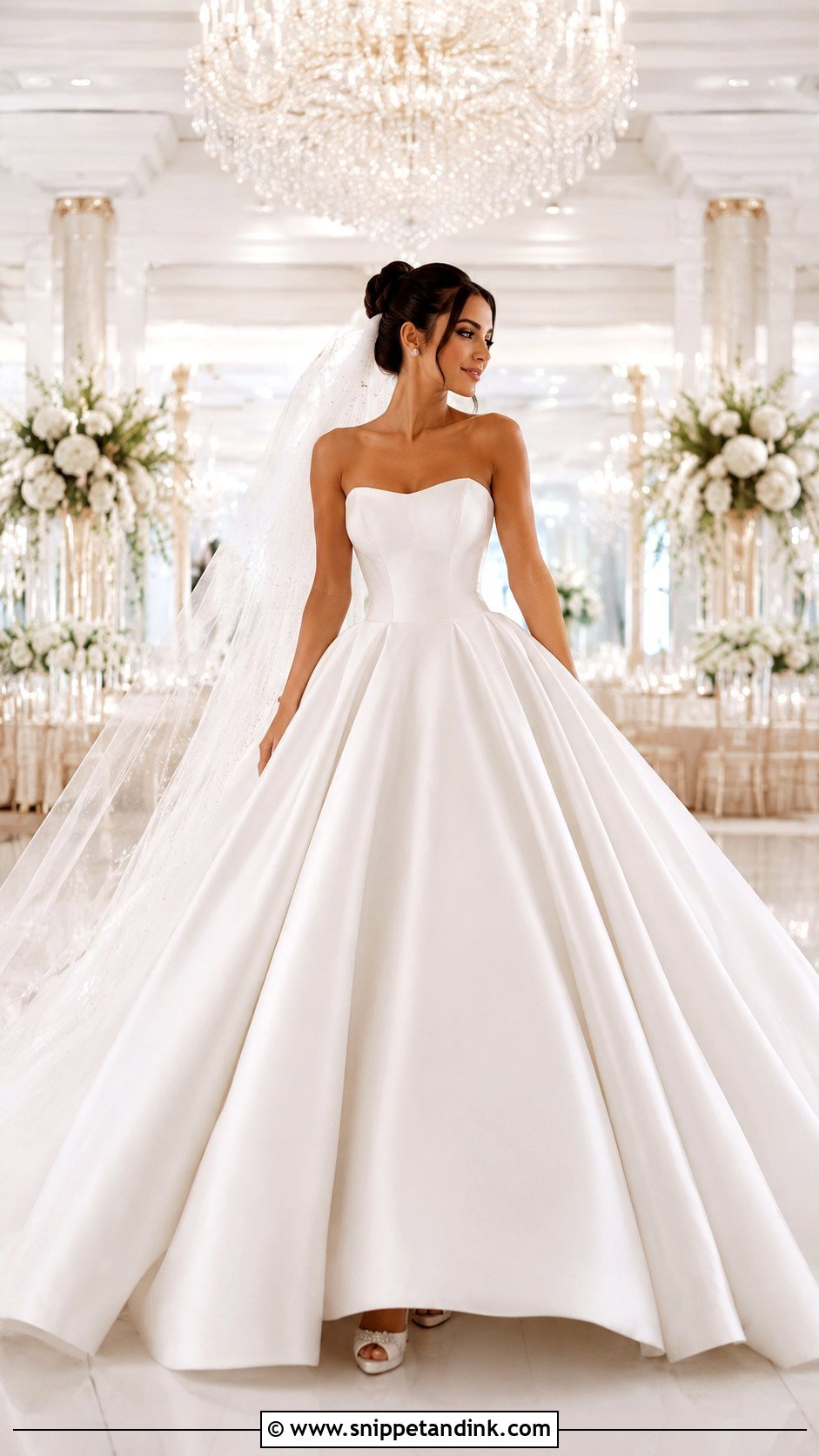 Strapless Ball Gown Wedding Dress - Snippet and Ink - 25 Wedding Dresses 2025 Bride