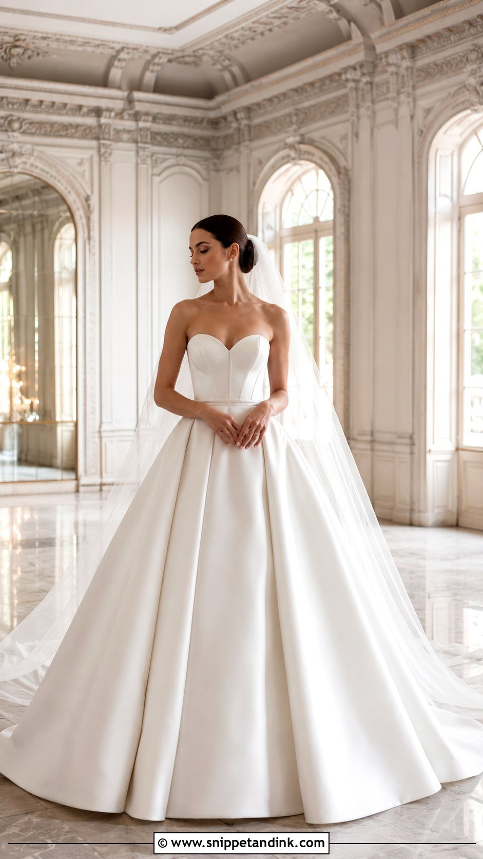 Strapless Ball Gown Wedding Dress - Snippet and Ink - 20 Faith Kelly Wedding Dress Ideas