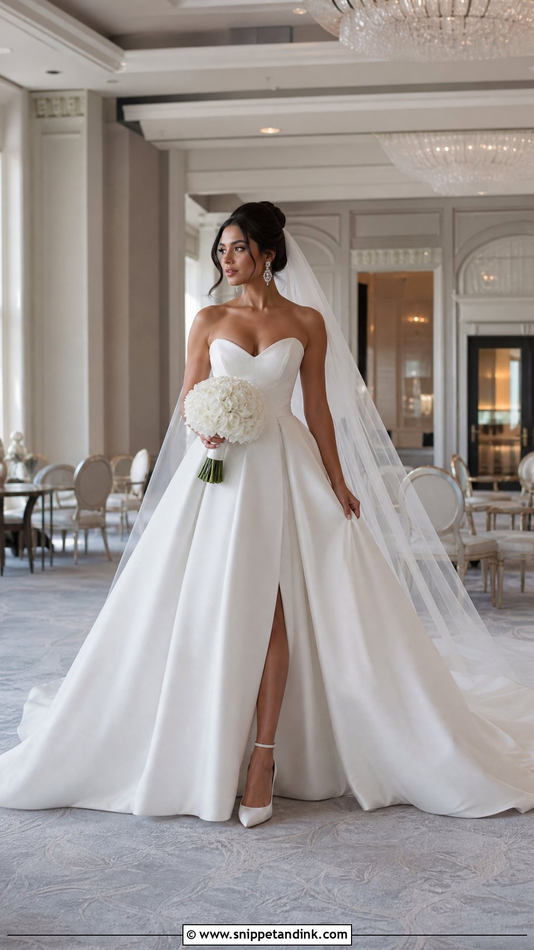 Strapless Ball Gown Wedding Dress - Snippet and Ink - 20 Wona Concept Wedding Dress Ideas