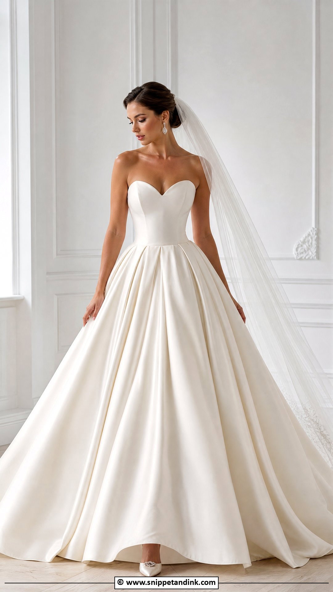 Strapless Ballgown Wedding Dress - Snippet and Ink - 35 Ballgown Wedding Dress Ideas