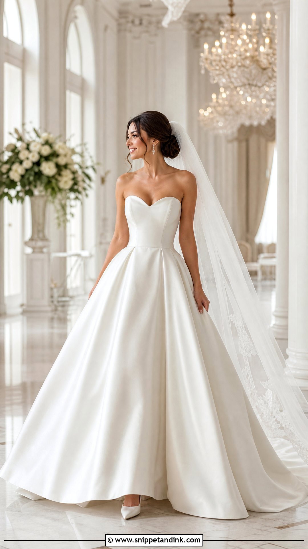 Strapless Ballroom Wedding Dress - Snippet and Ink - 25 Ballroom Wedding Dress Ideas