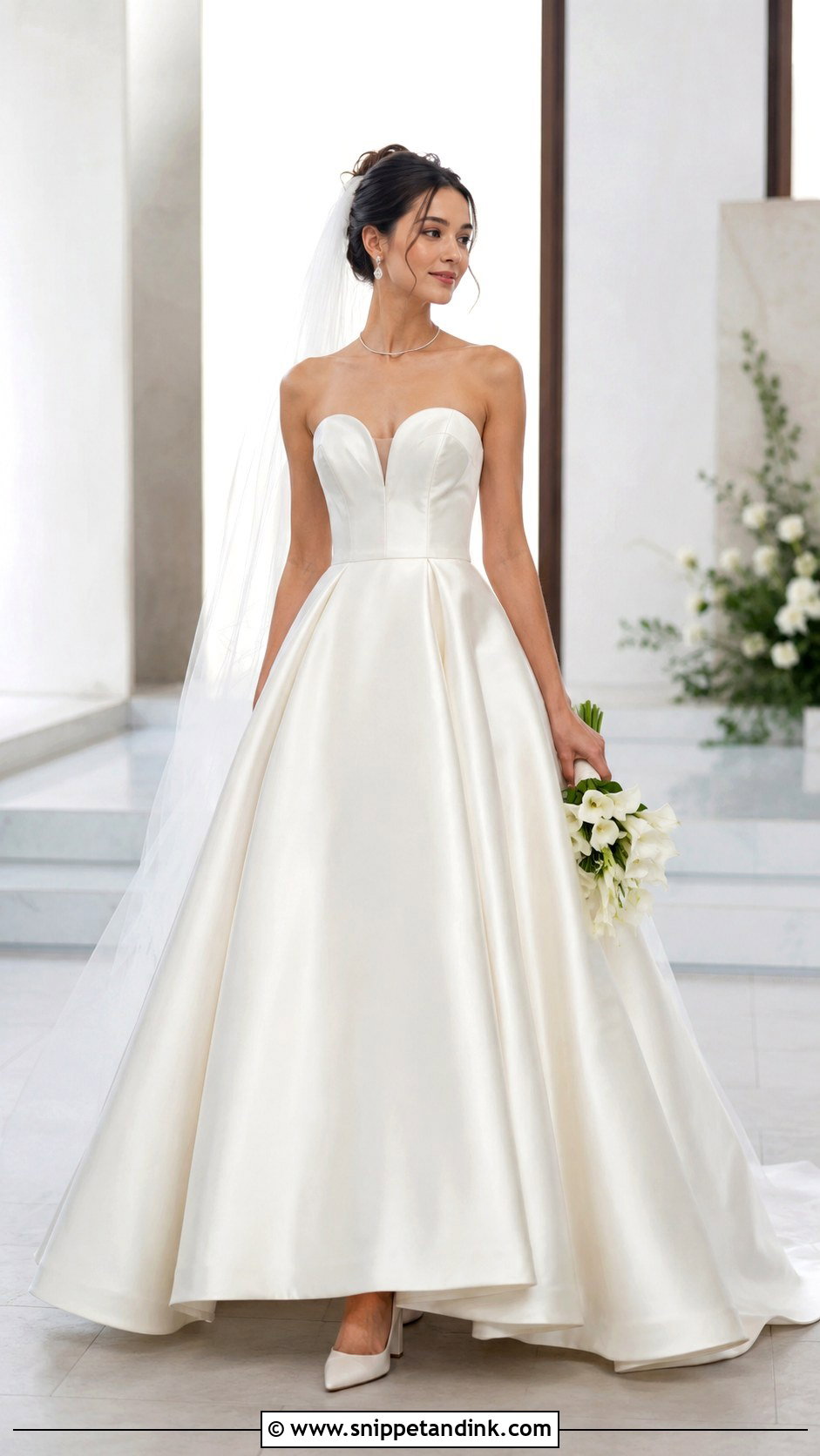 Strapless Big Skirt Wedding Dress - Snippet and Ink - 20 Big Skirt Wedding Dress Ideas