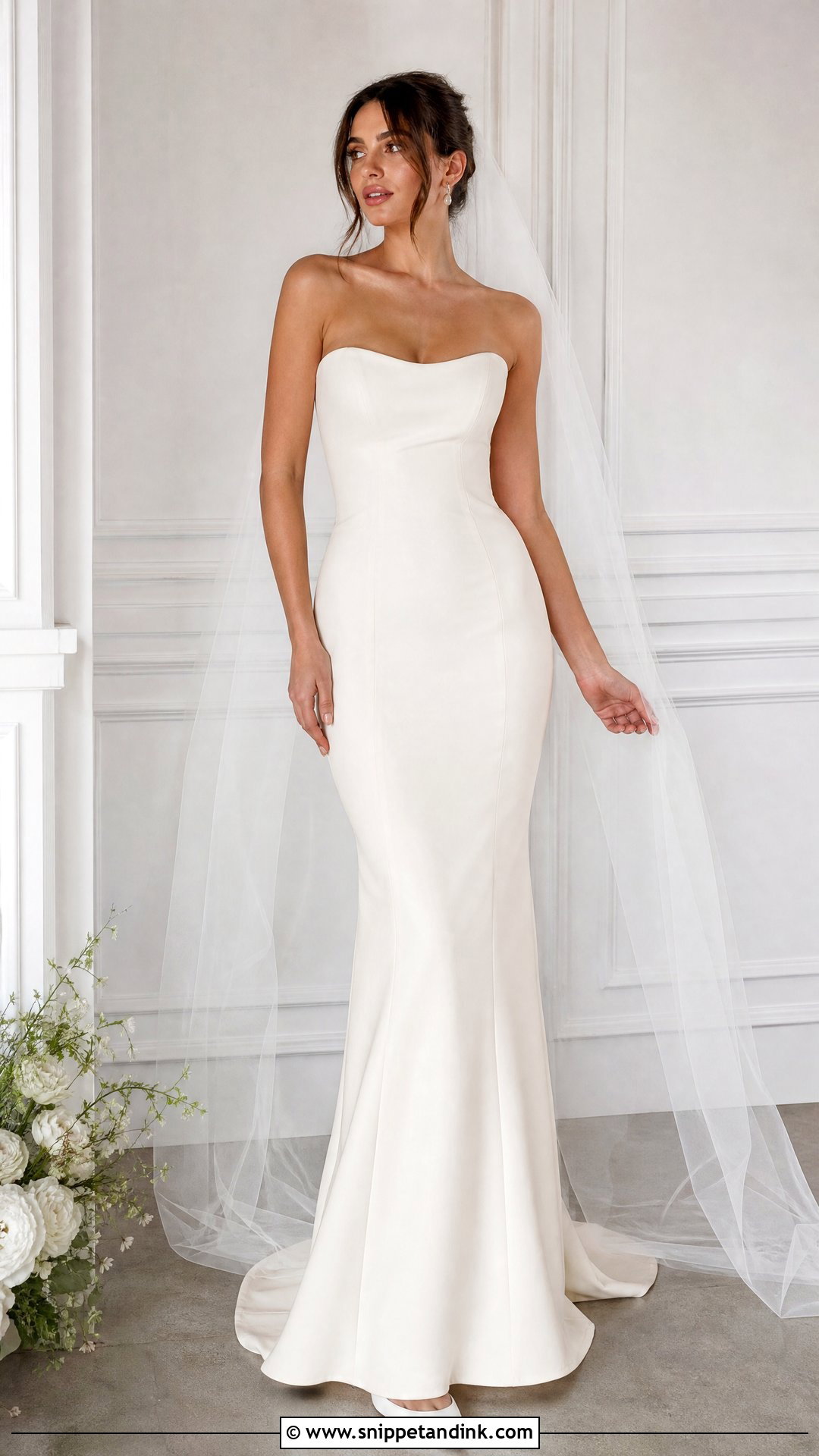 Strapless Bodycon Wedding Dress - Snippet and Ink - 25 Bodycon Wedding Dress Ideas
