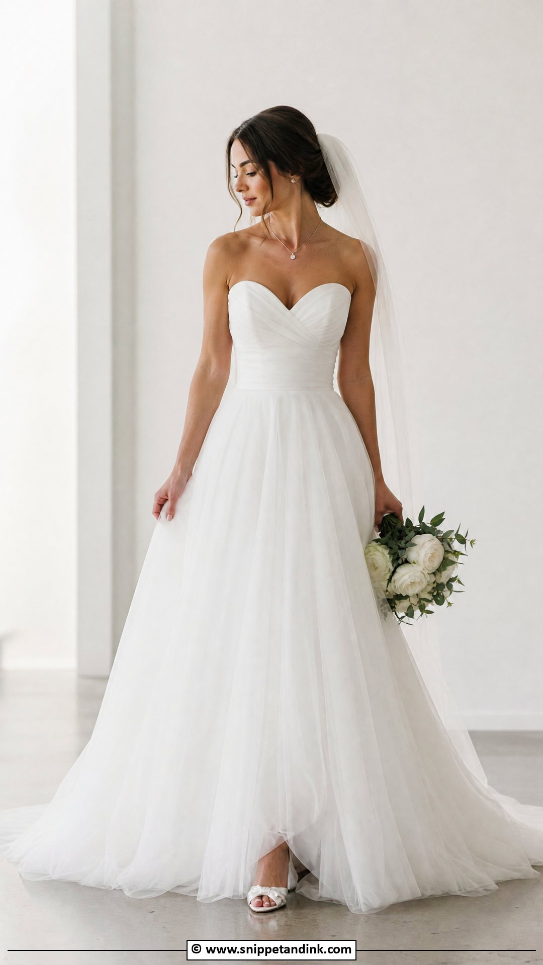 Strapless Bridal Gown - Snippet and Ink - 35 Bridal Gowns