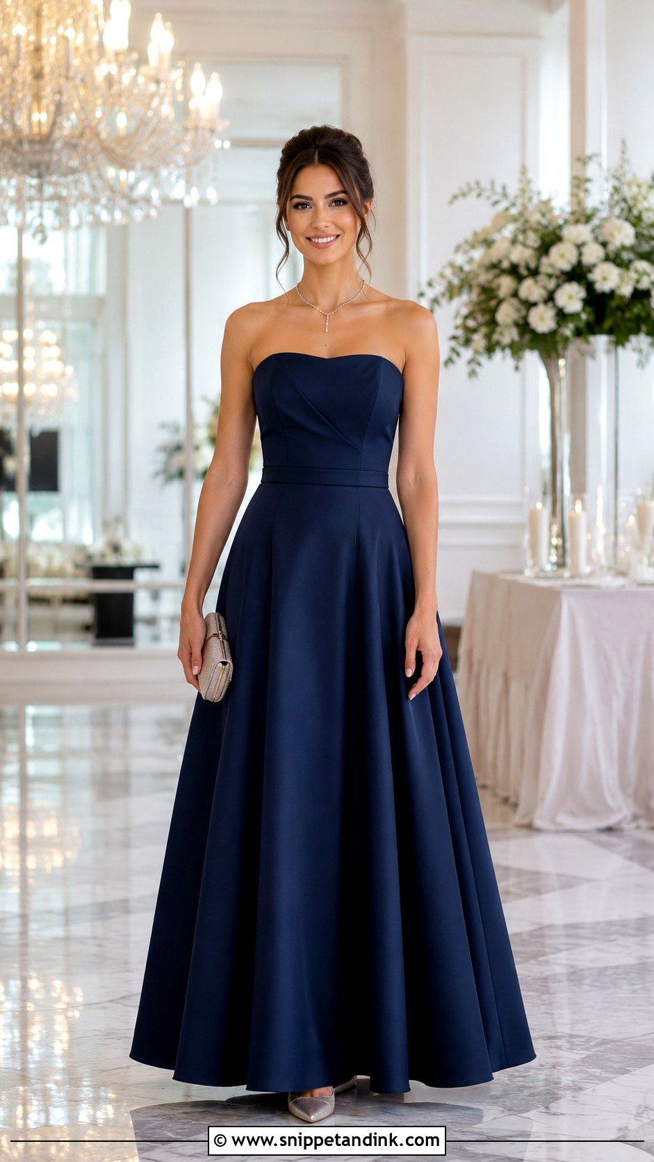 Strapless Bridesmaid Dress - Snippet and Ink - 25 Bridal Maids Dresses Style