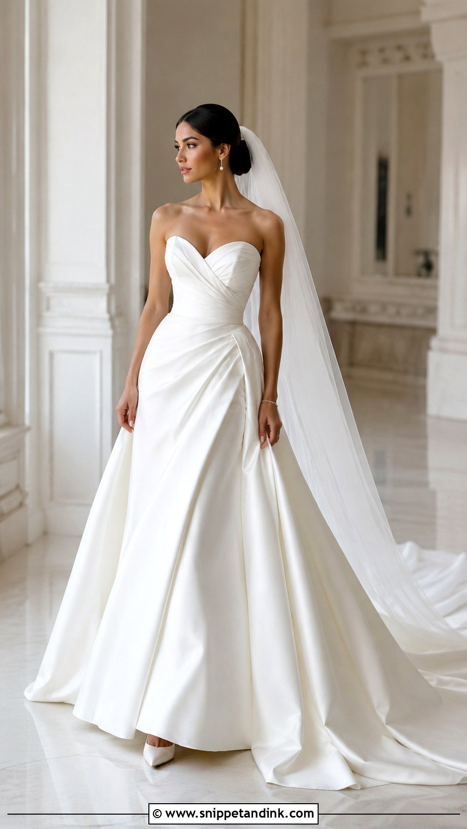 Strapless Cathedral Wedding Dress - Snippet and Ink - 30 Cathedral Wedding Dress Ideas