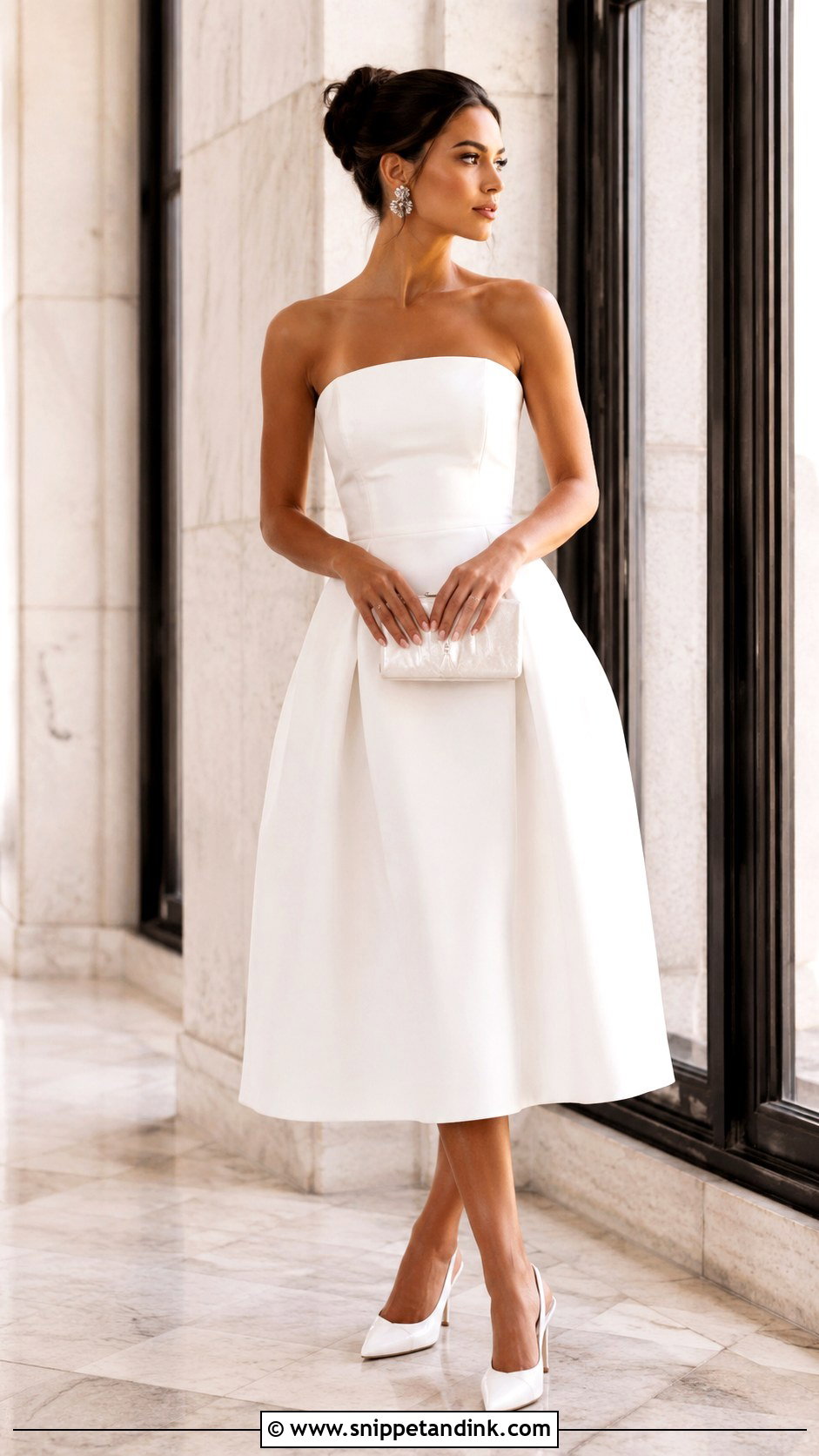 Strapless City Hall Wedding Dress - Snippet and Ink - 25 City Hall Wedding Dress Civil Ceremony Ideas