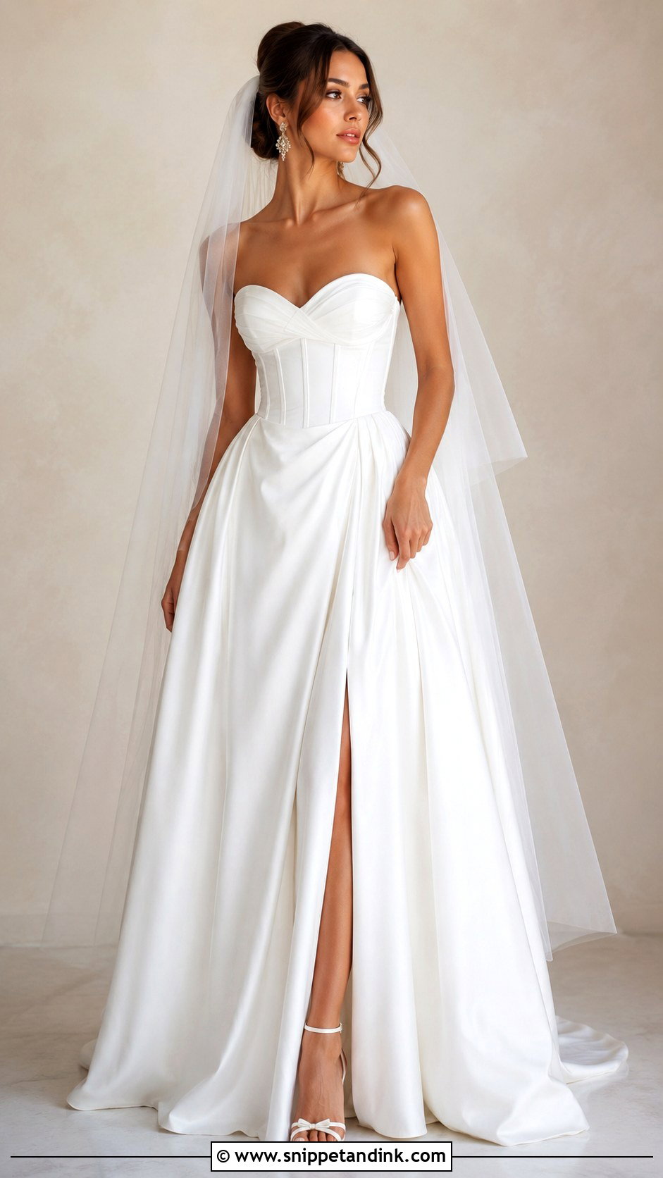 Strapless Corset Bodice Wedding Dress - Snippet and Ink - 25 Wedding Dress Corset Bodice Ideas