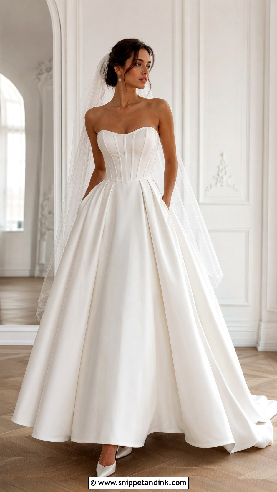 Strapless Corset Bodice Wedding Dress - Snippet and Ink - 20 Bodice Wedding Dress Ideas