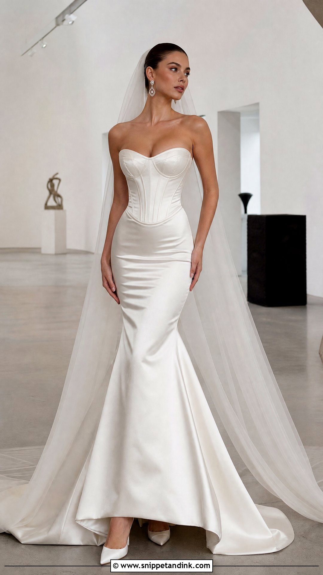 Strapless Corset Mugler Wedding Dress - Snippet and Ink - 20 Mugler Wedding Dress Ideas