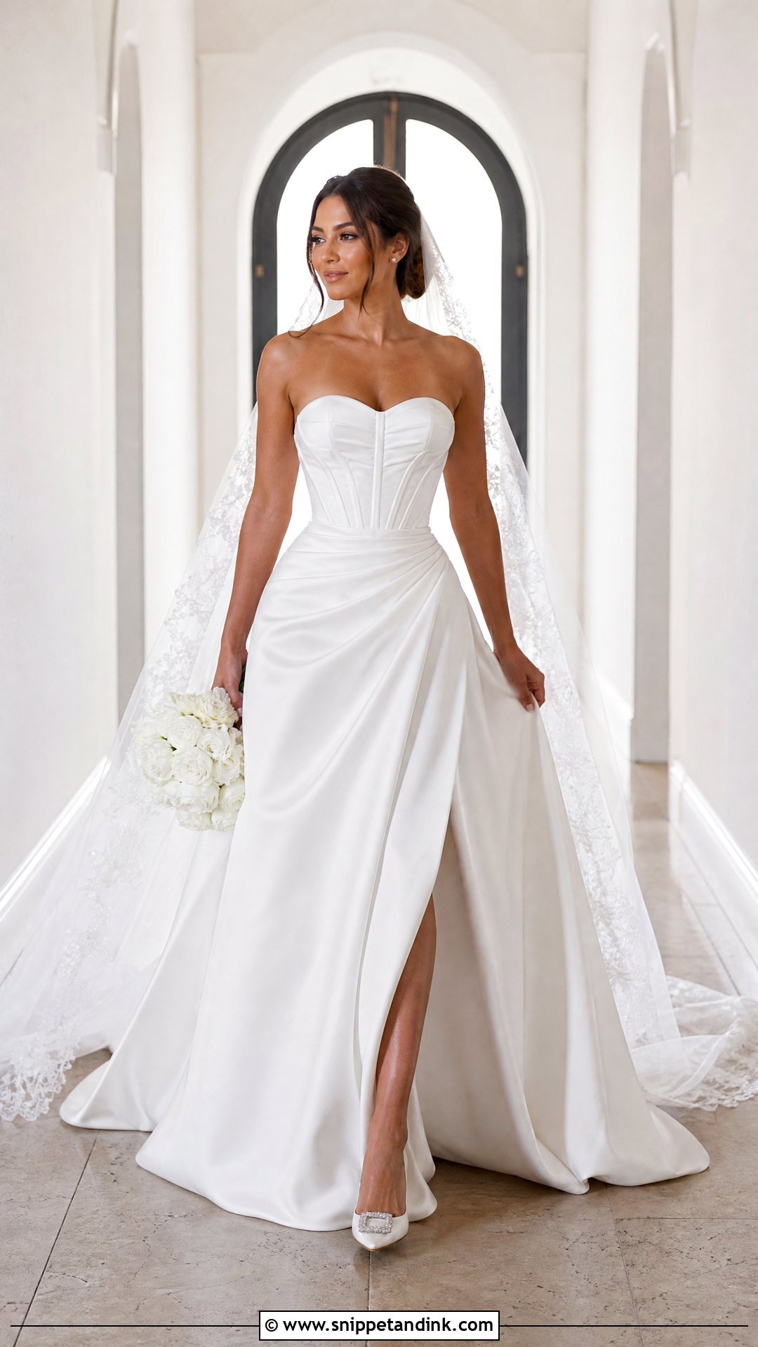 Strapless Corset Top Wedding Dress - Snippet and Ink - 25 Wedding Dress Corset Top Ideas