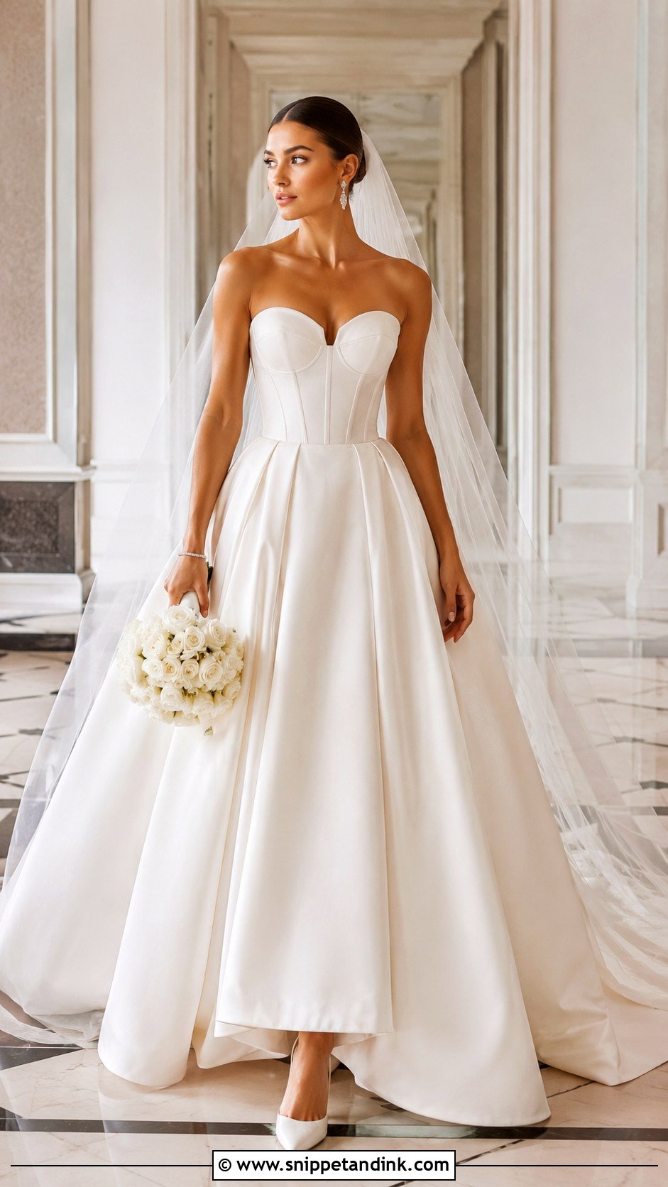 Strapless Corset Wedding Dress - Snippet and Ink - 20 Dresses for Bride