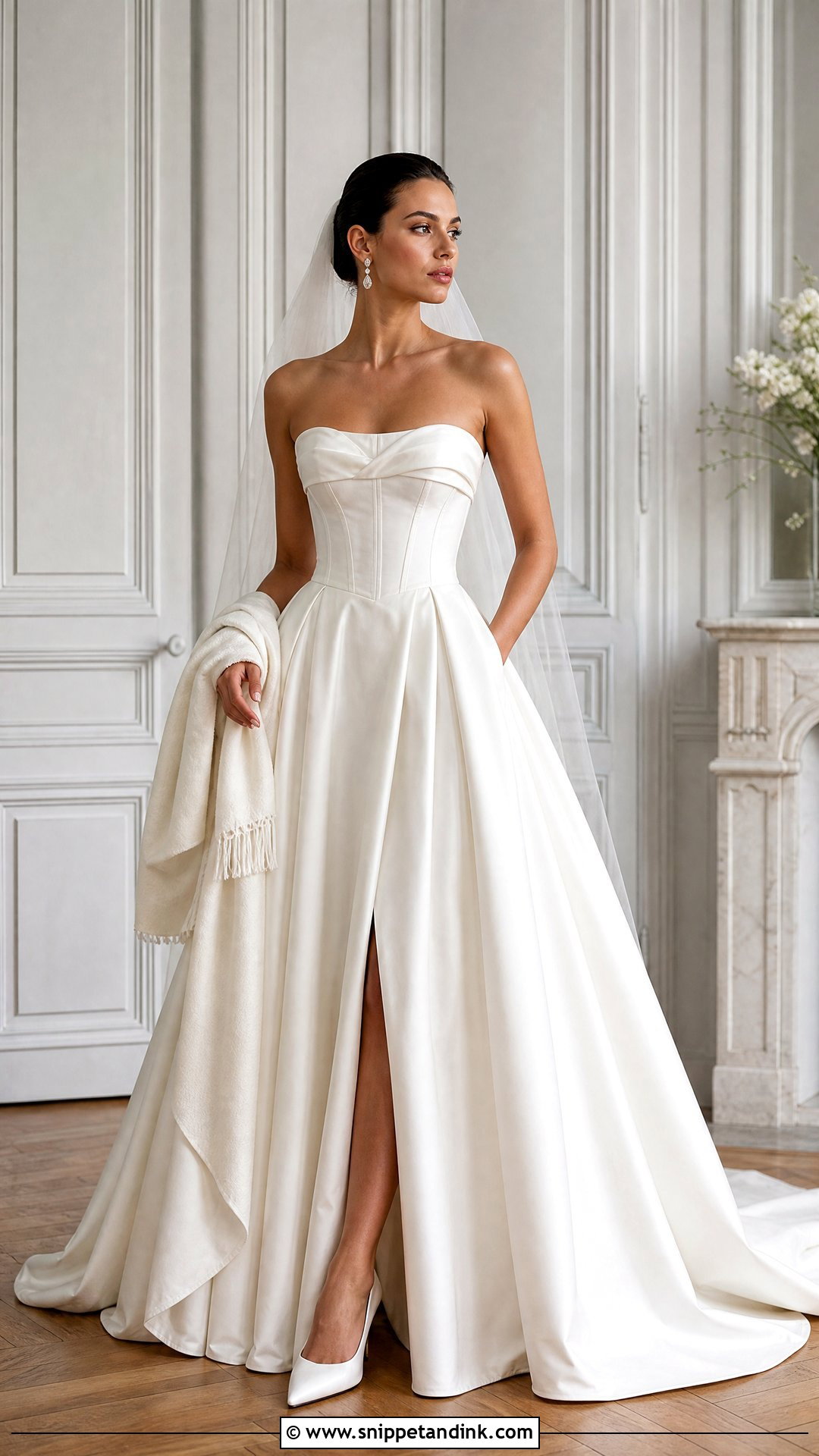 Strapless Corset Wedding Dress - Snippet and Ink - 20 Sewing Wedding Dress Ideas