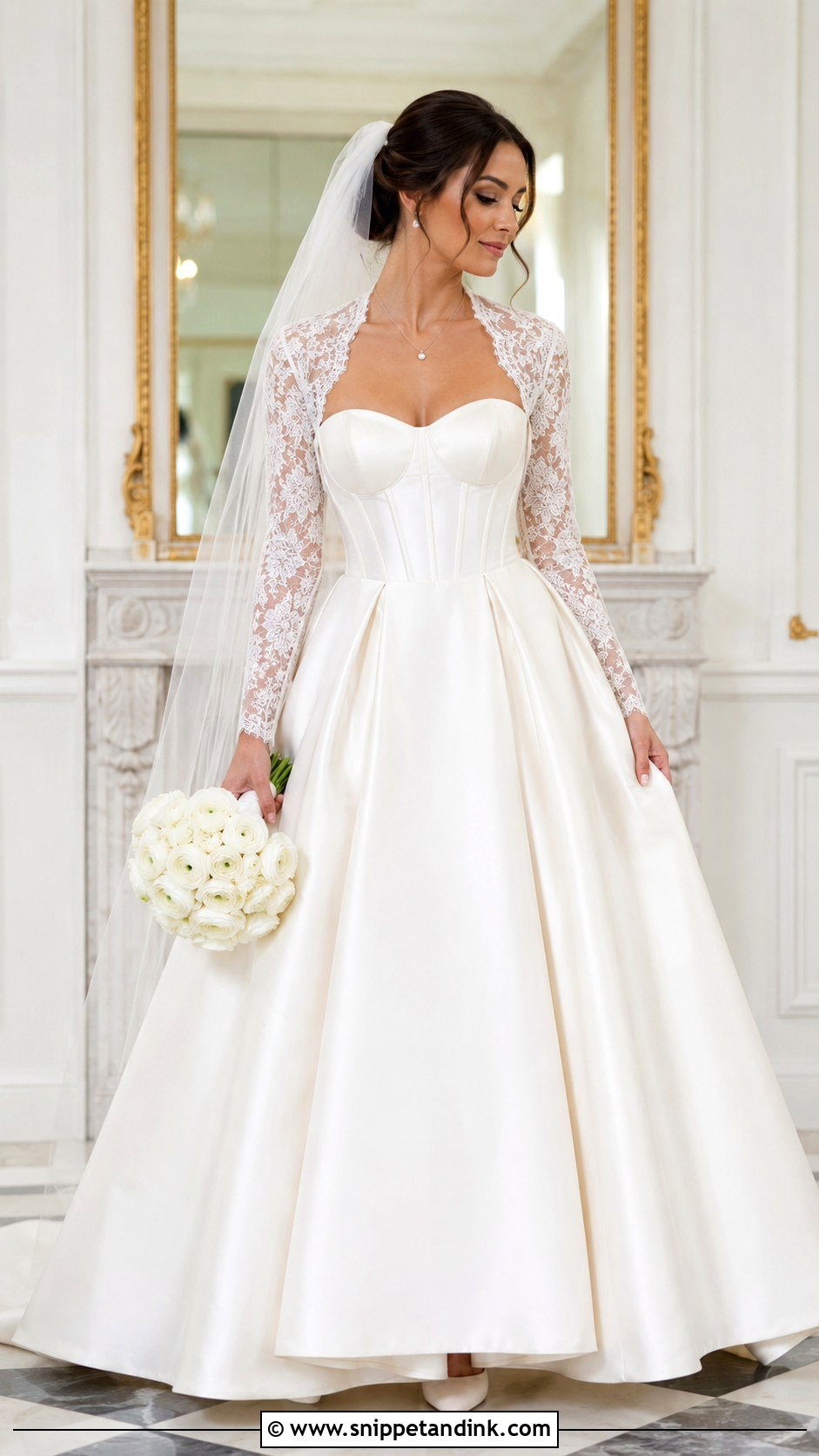 Strapless Corset Wedding Dress - Snippet and Ink - 20 Elegant Luxury Wedding Dress Ideas