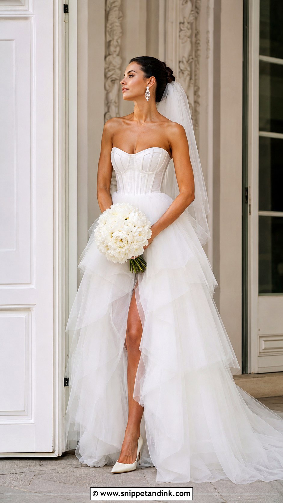 Strapless Corset Wedding Dress Photo - Snippet and Ink - 20 Wedding Dress Photos Ideas