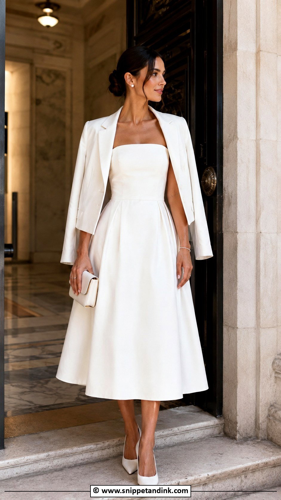 Strapless Court Wedding Dress - Snippet and Ink - 30 Court Wedding Dress Ideas