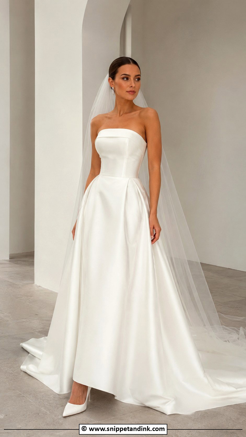 Strapless Designer Wedding Dress - Snippet and Ink - 30 Designer Wedding Dresses
