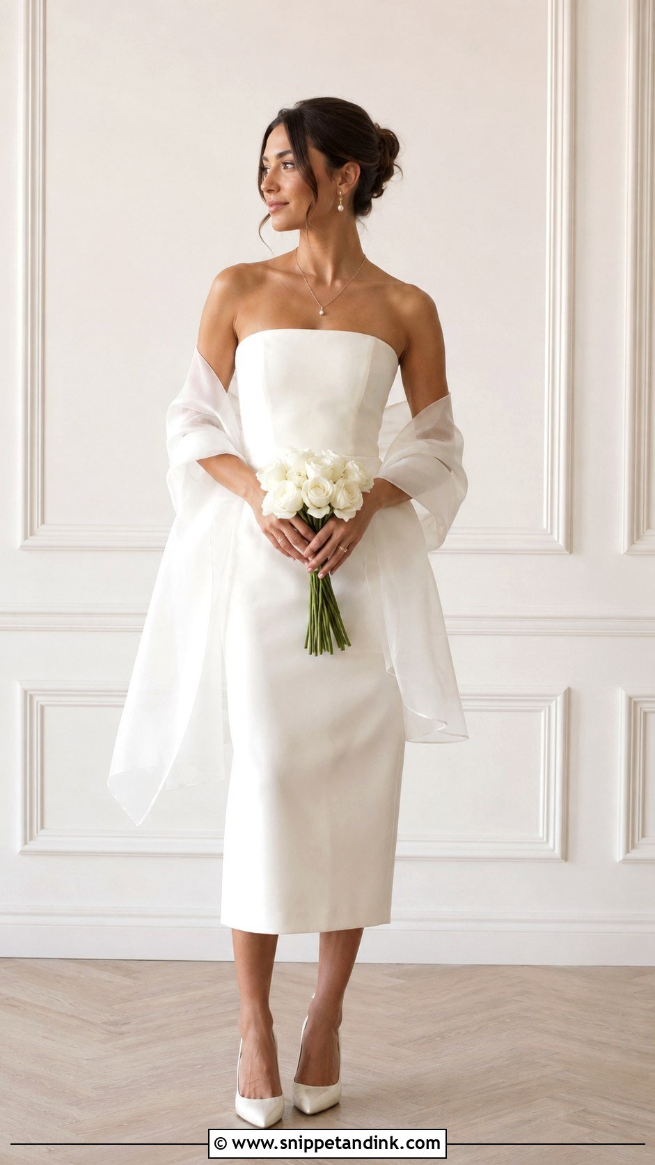 Strapless Elopement Dress - Snippet and Ink - 30 Simple Elopement Dress Ideas
