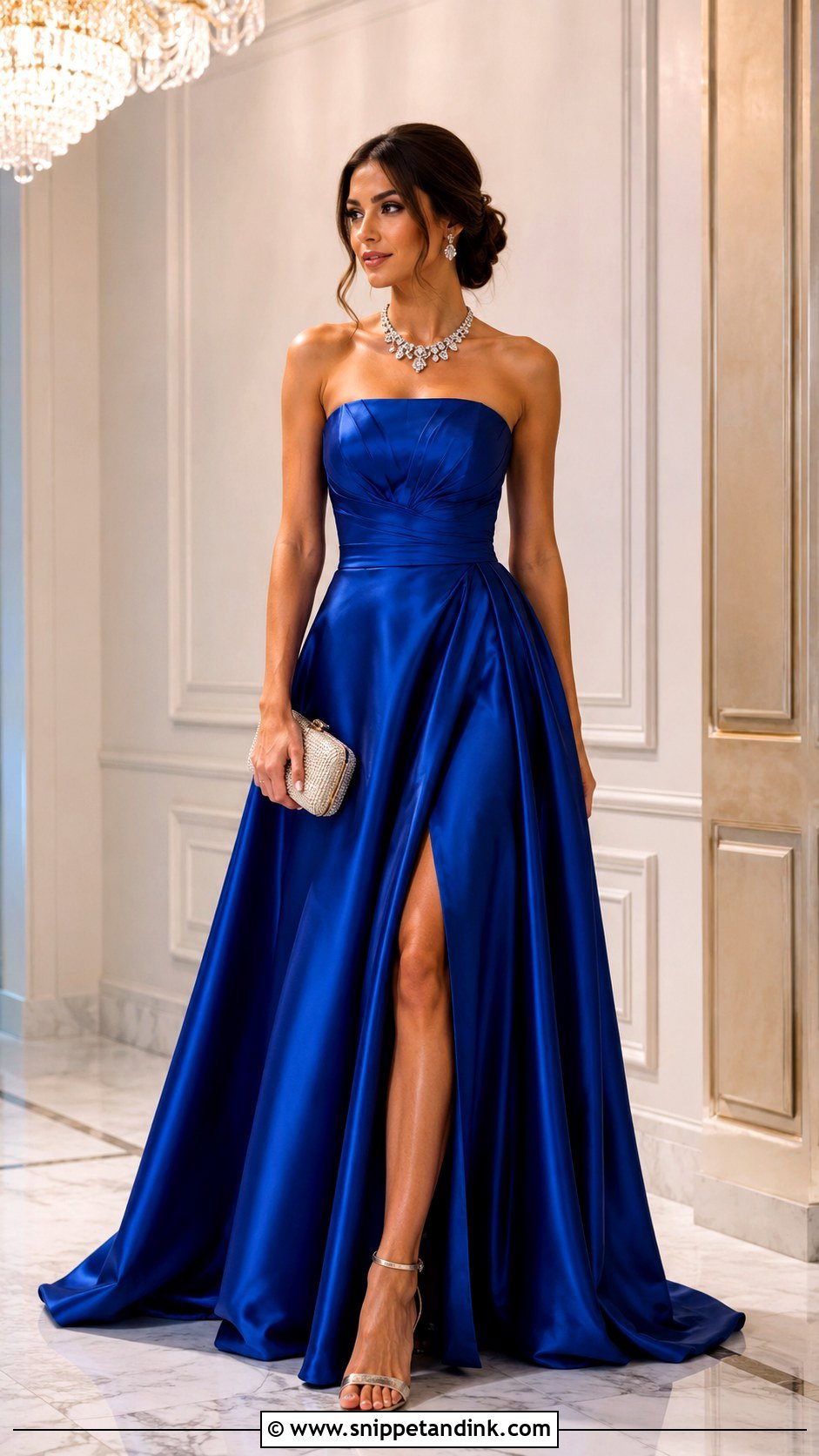 Strapless Gown Design - Snippet and Ink - 25 Stylish Gown Designs