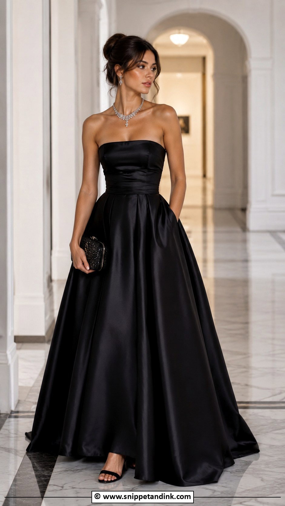 Strapless Gown Outfit - Snippet and Ink - 30 Gown Ideas