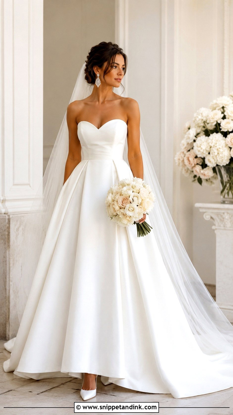 Strapless Gown for Bride - Snippet and Ink - 25 Gown for Bride Ideas