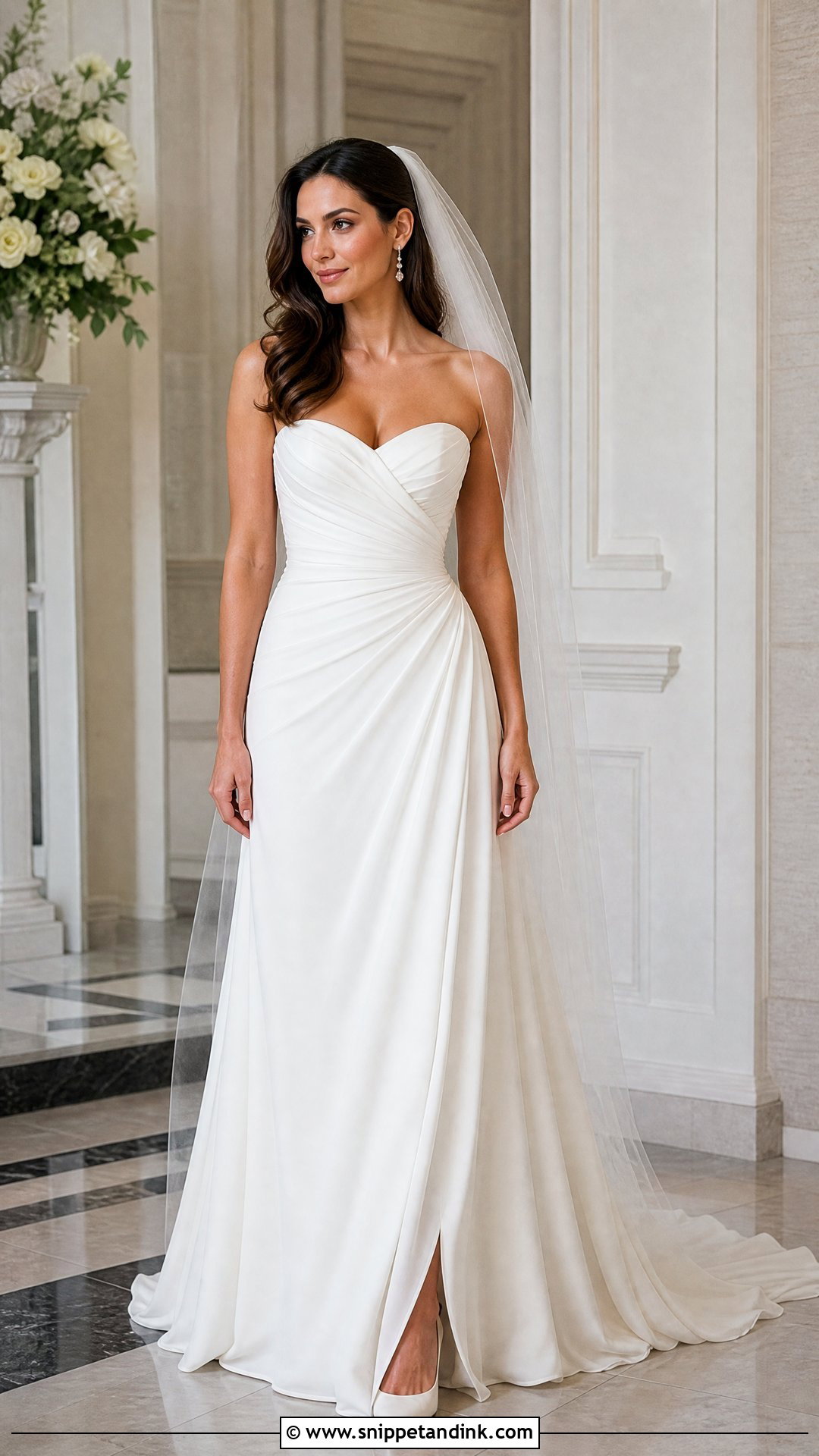 Strapless Greek Style Wedding Dress - Snippet and Ink - 25 Greek Style Wedding Dress Ideas