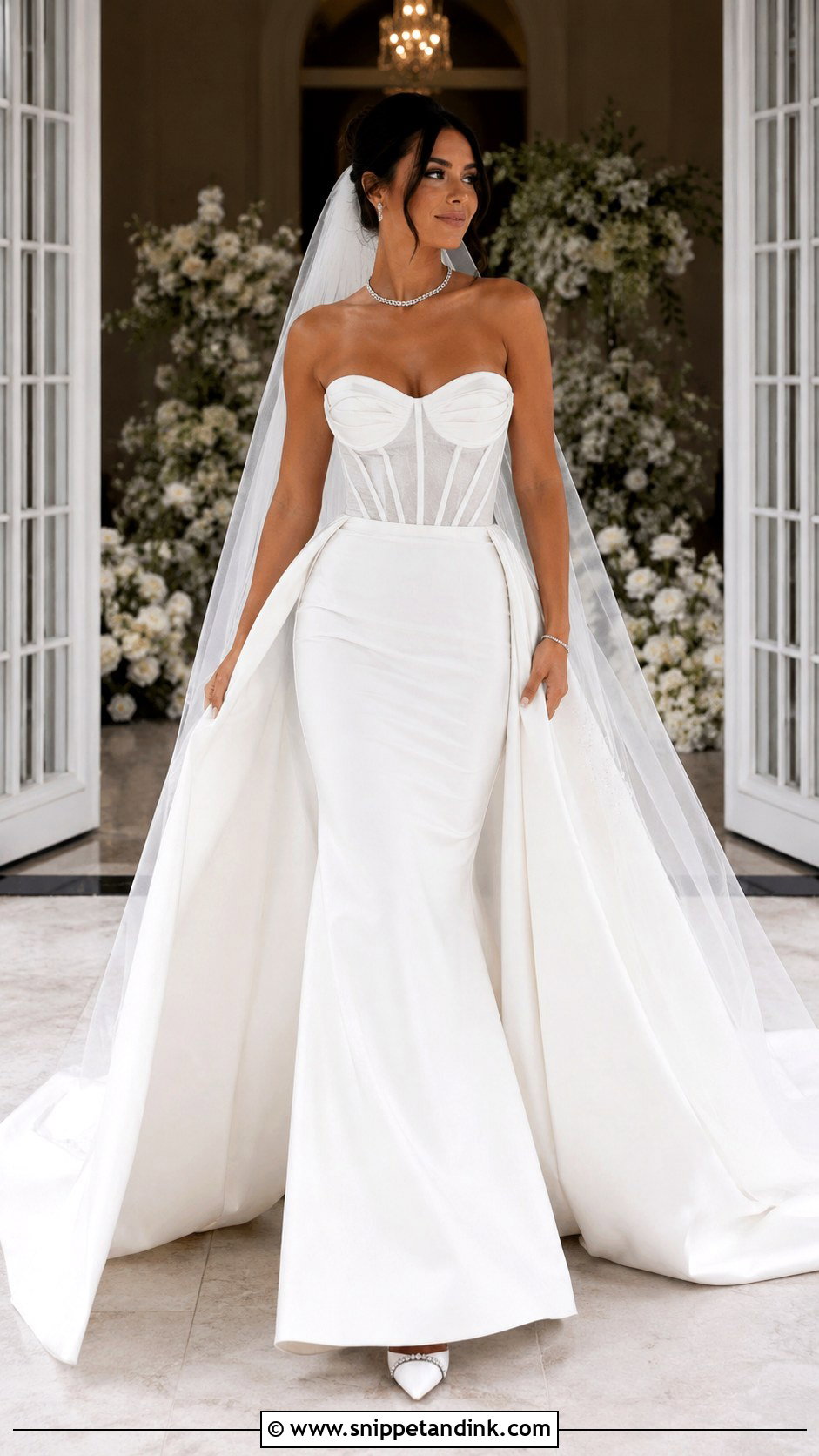 Strapless Mermaid Bridal Package - Snippet and Ink - 20 Bridal Package Ideas