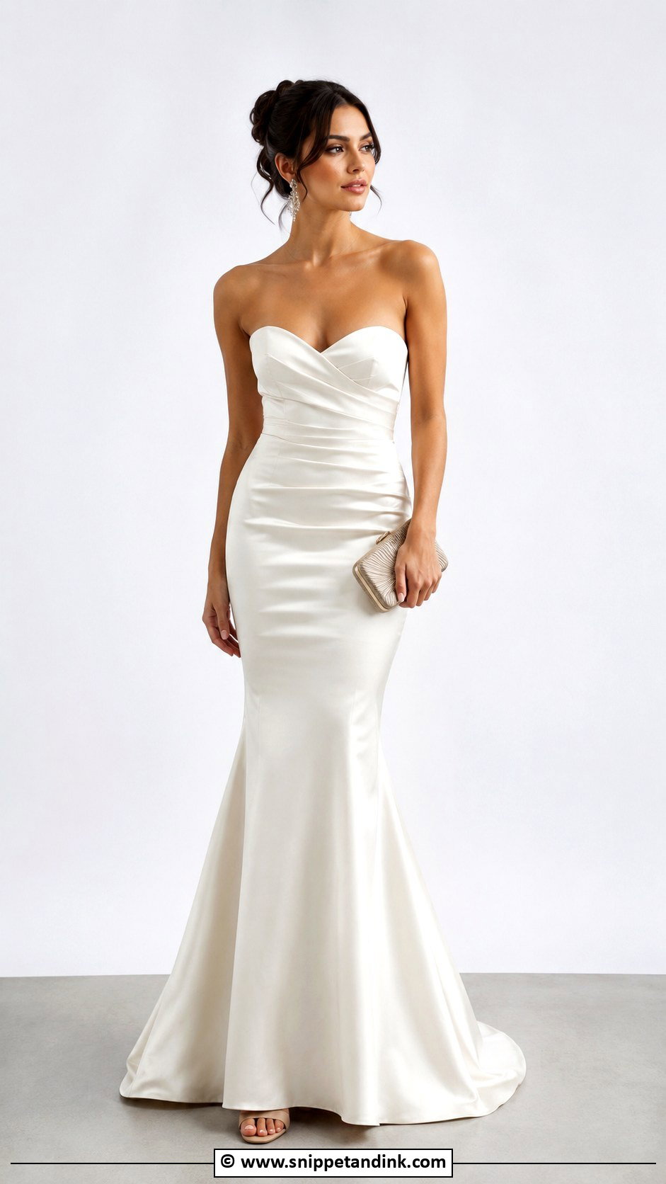 Strapless Mermaid Gown - Snippet and Ink - 30 Mermaid Gown Ideas