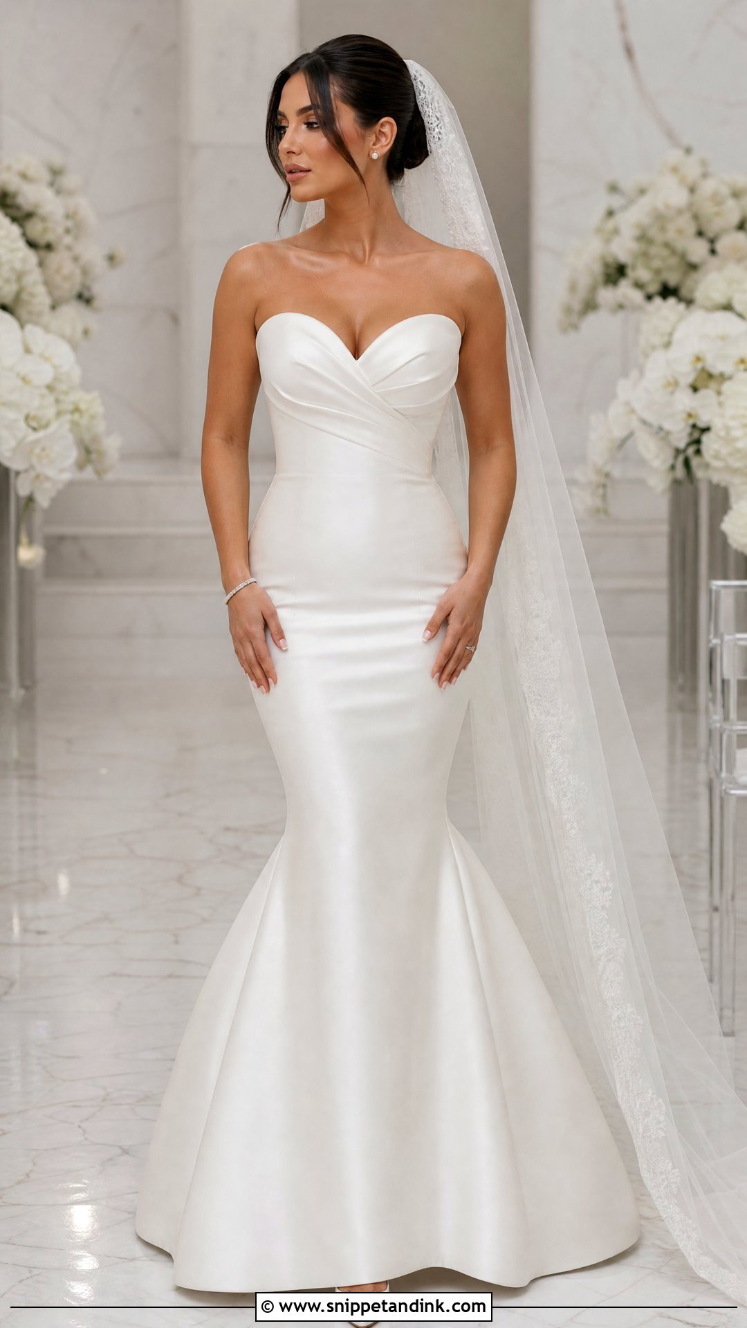 Strapless Mermaid Tail Wedding Dress - Snippet and Ink - 20 Mermaid Tail Wedding Dress Ideas