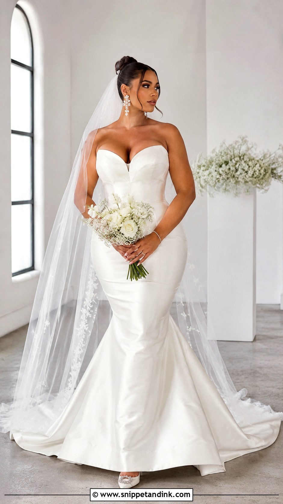 Strapless Mermaid Wedding Dress - Snippet and Ink - 20 Popular Wedding Dresses
