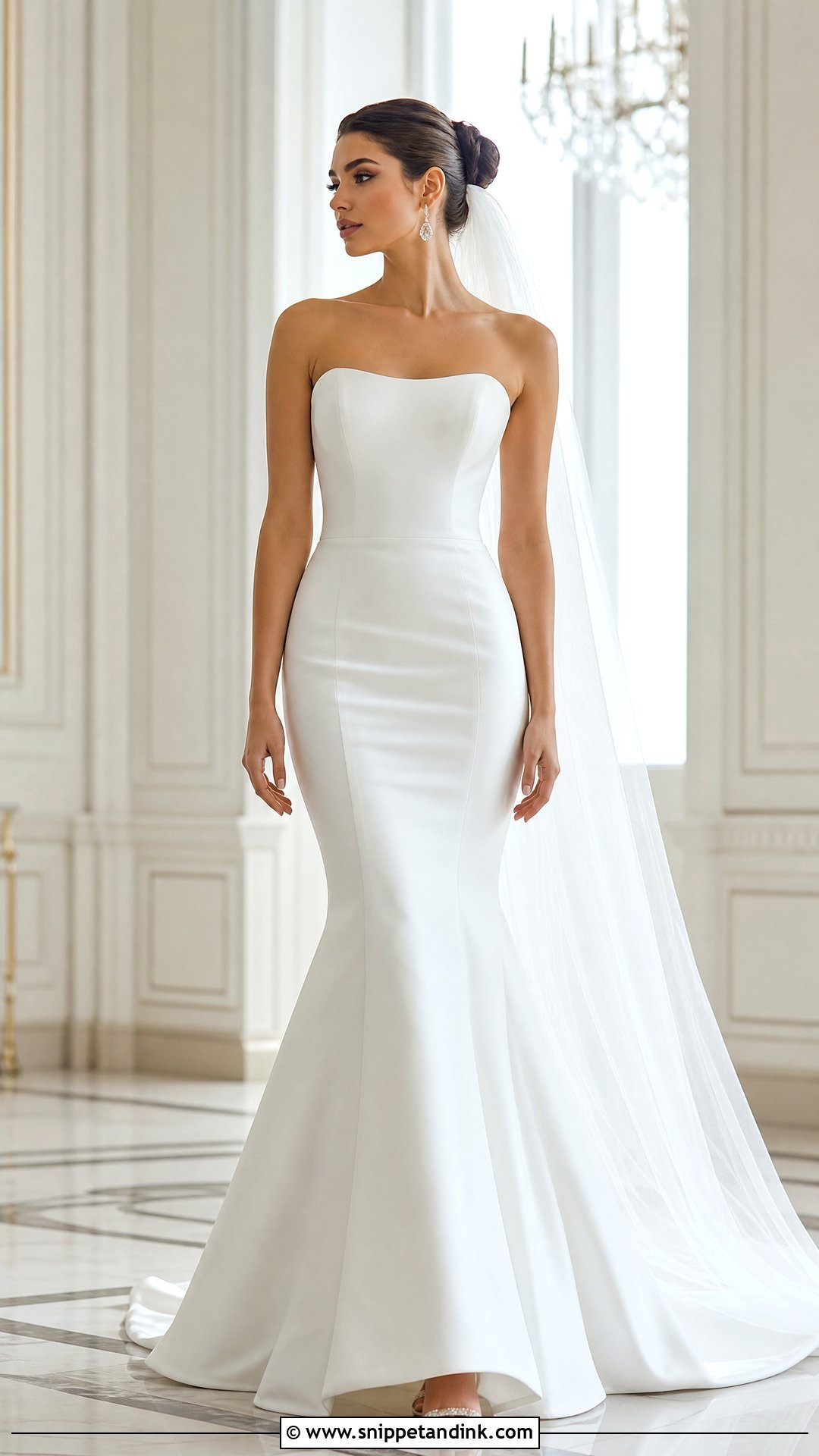 Strapless Mermaid Wedding Dress - Snippet and Ink - 25 Simple Strapless Wedding Dress Ideas