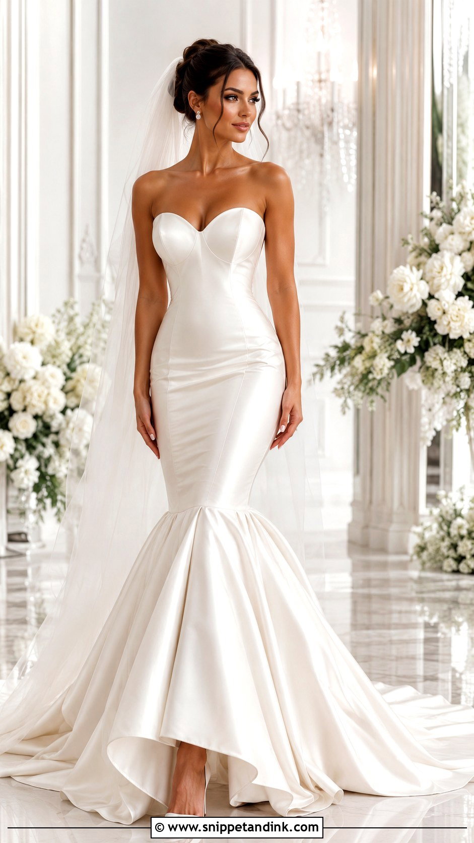 Strapless Mermaid Wedding Dress - Snippet and Ink - 25 Wedding Dress for Bride Ideas