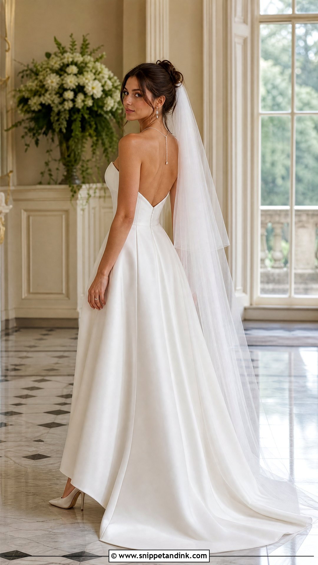 Strapless Open Back Wedding Dress - Snippet and Ink - 20 Simple Open Back Wedding Dress Ideas