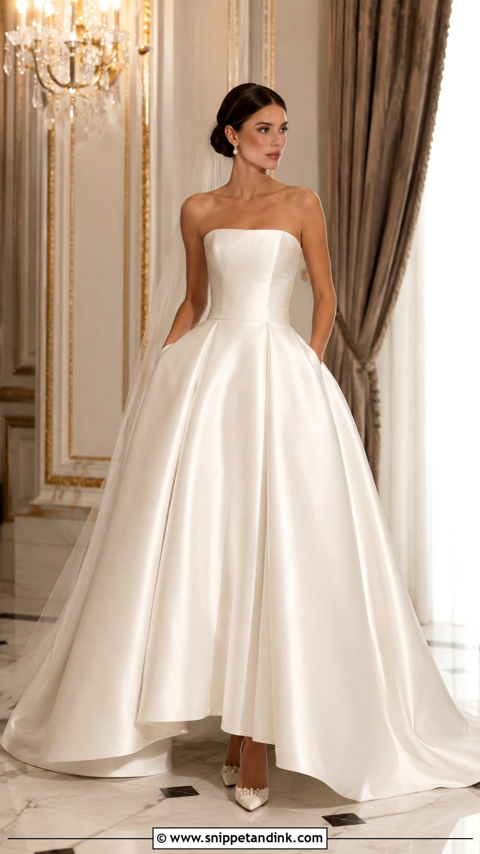 Strapless Poofy Wedding Dress - Snippet and Ink - 30 Poofy Wedding Dress Ideas