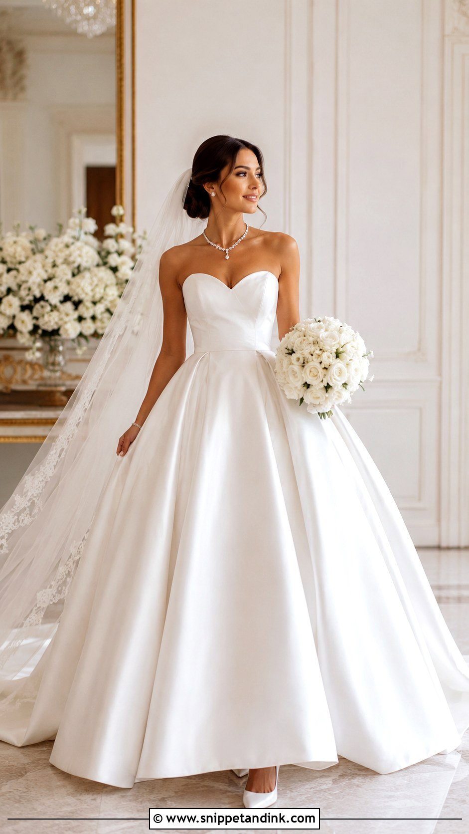 Strapless Princess Ball Gown Wedding Dress - Snippet and Ink - 25 Princess Wedding Dresses Ball Gown